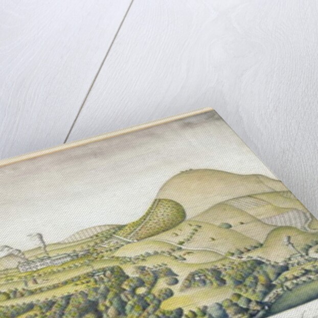 To John Rawdon, Earl of Moira, this East View of His Seat of Montalto, c.1800 by English School