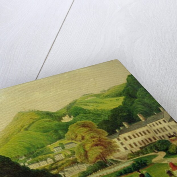 Matlock Bath from the grounds of the Bath Hotel, 1895 by E. Wray