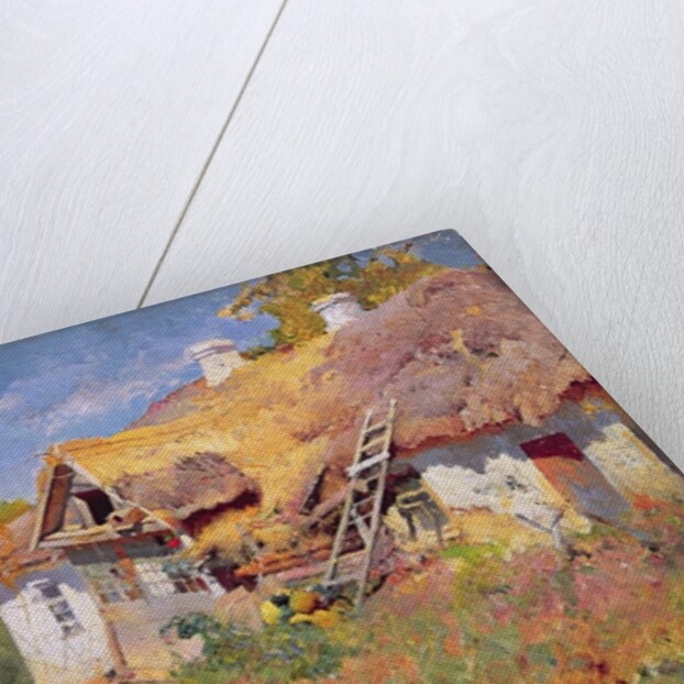 Ukrainian Cottages, 1906 by Petr Levchenko