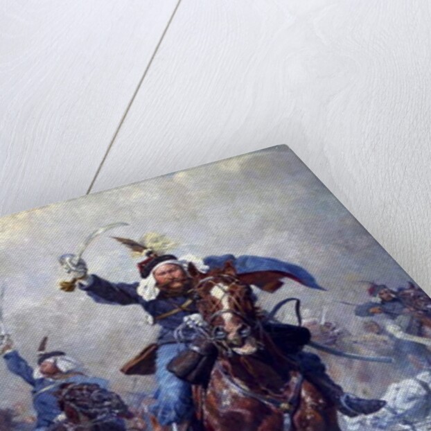 Colonel Maximilian Ritter von Rodakowski and the 13th Uhlans in the Battle of Custoza in 1866, 1908 by Ludwig Koch