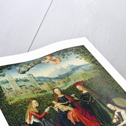 The Virgin of the Rose Garden, 1475-80 by Master of the St. Lucy legend