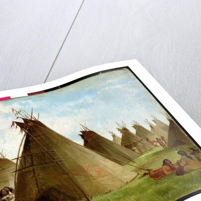 Prairie Indian Encampment, c.1870 by John Mix Stanley