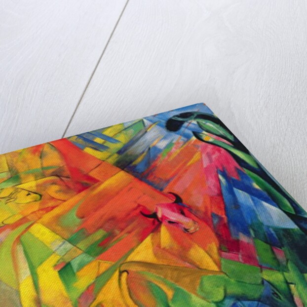 Animals in a Landscape, 1914 by Franz Marc