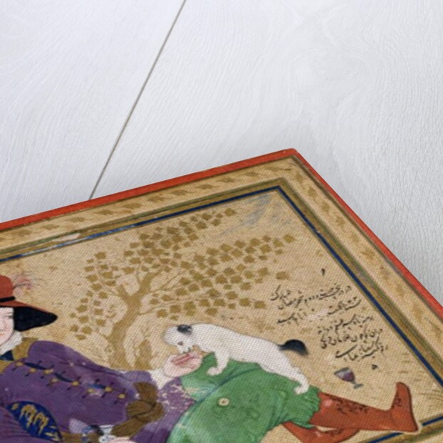 Young Portuguese, Persian, 1634 by Riza-i Abbasi