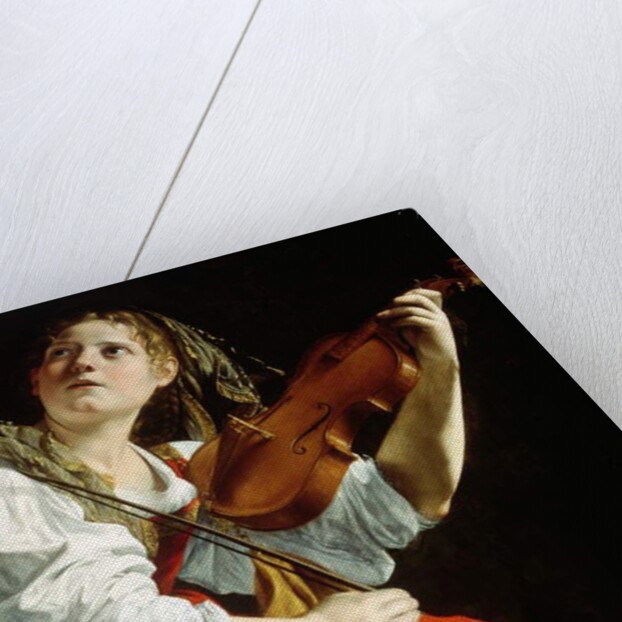 Young Woman with a Violin, c.1612 by Orazio Gentileschi