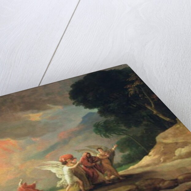 Lot Fleeing from Sodom, 1810 by Benjamin West