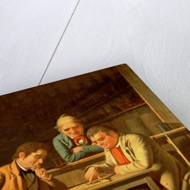 The Checker Players, 1850 by George Caleb Bingham