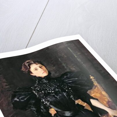 Portrait of a Lady in Black, c.1895 by William Merritt Chase