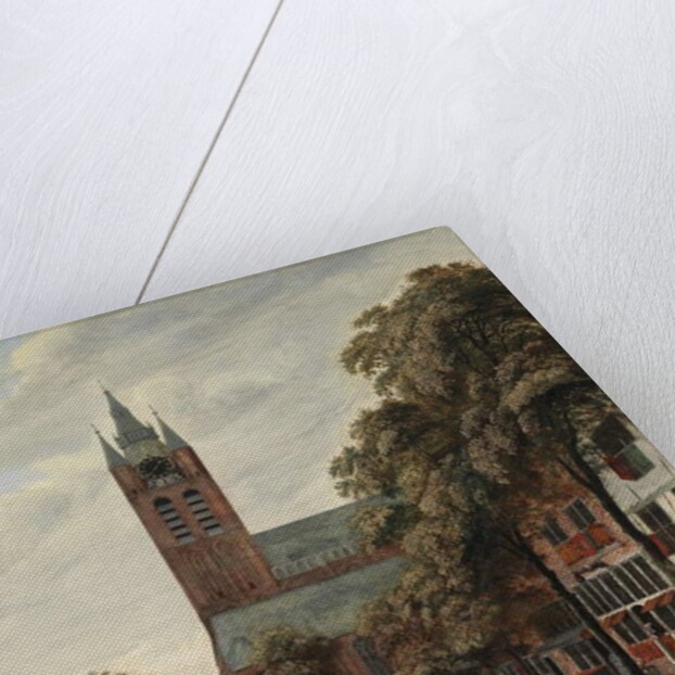 View of the Oude Delft Canal, Delft, c.1660 by Jan van der Heyden