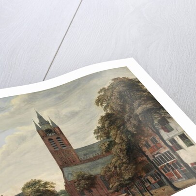 View of the Oude Delft Canal, Delft, c.1660 by Jan van der Heyden