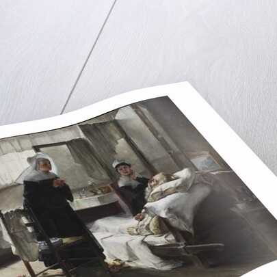 Evangeline discovering her Affianced in the Hospital, 1887-89 by Samuel Richards