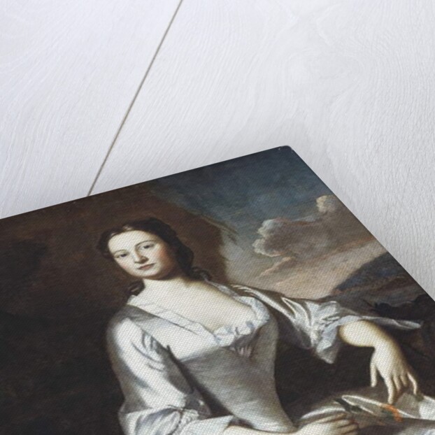 Hermione Pelham Banister 1748 by Robert Feke