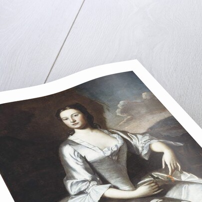 Hermione Pelham Banister 1748 by Robert Feke