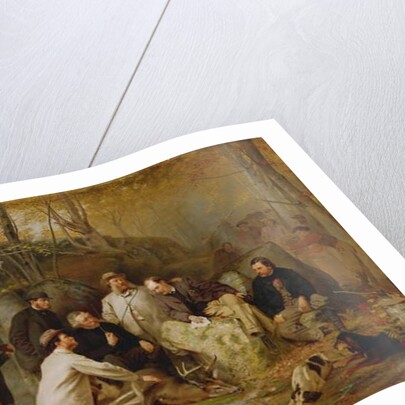 Claiming the Shot: After the Hunt in the Adirondacks, 1865 by John George Brown