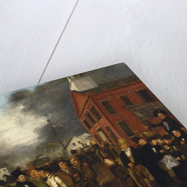 First State Election in Detroit, Michigan, c.1837 by Thomas Mickell Burnham