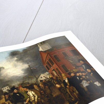 First State Election in Detroit, Michigan, c.1837 by Thomas Mickell Burnham