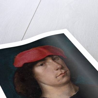 A Young Man in a Red Cap, c.1512 by Michiel Sittow