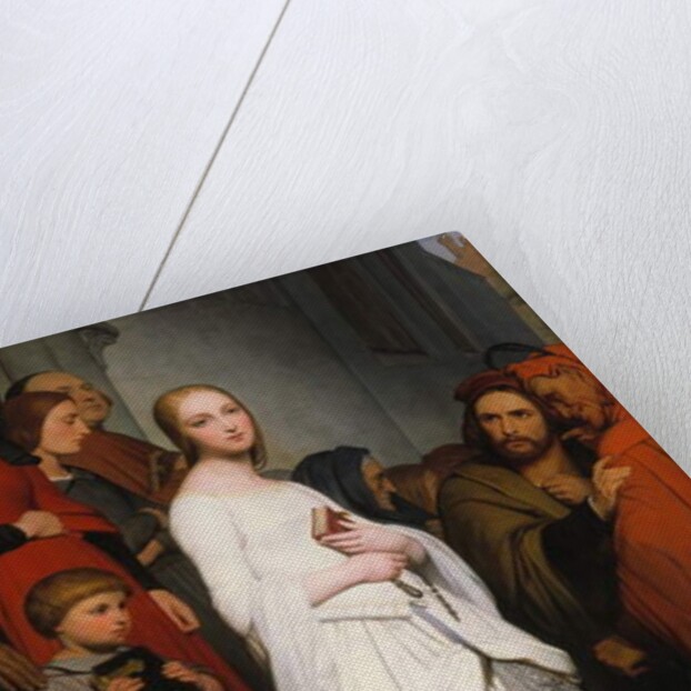 Marguerite Leaving Church, 1838 by Ary Scheffer