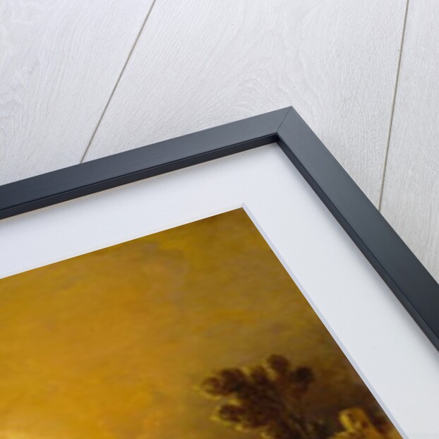 Peasants Fleeing a Burning Barn, c.1655 by Egbert van der Poel