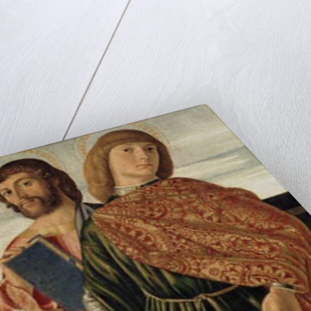 St. Matthew and St. Sebastian, c.1499 by Cristoforo Caselli