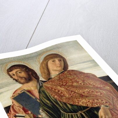 St. Matthew and St. Sebastian, c.1499 by Cristoforo Caselli