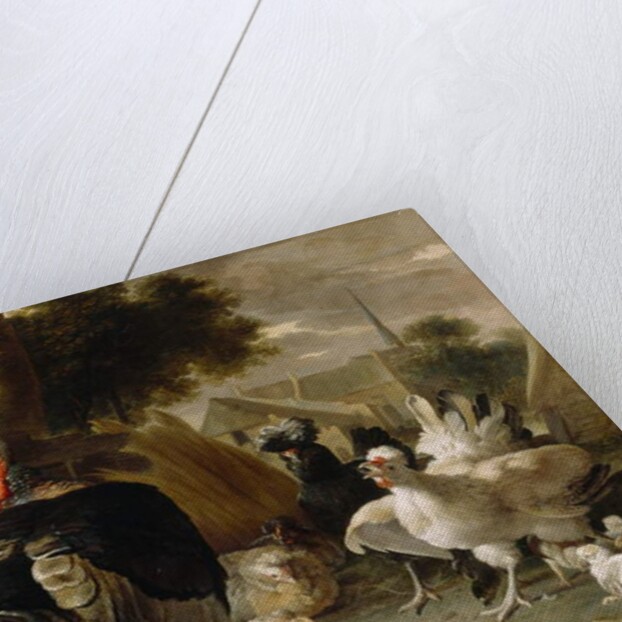Poultry Yard, c.1668 by Melchior de Hondecoeter