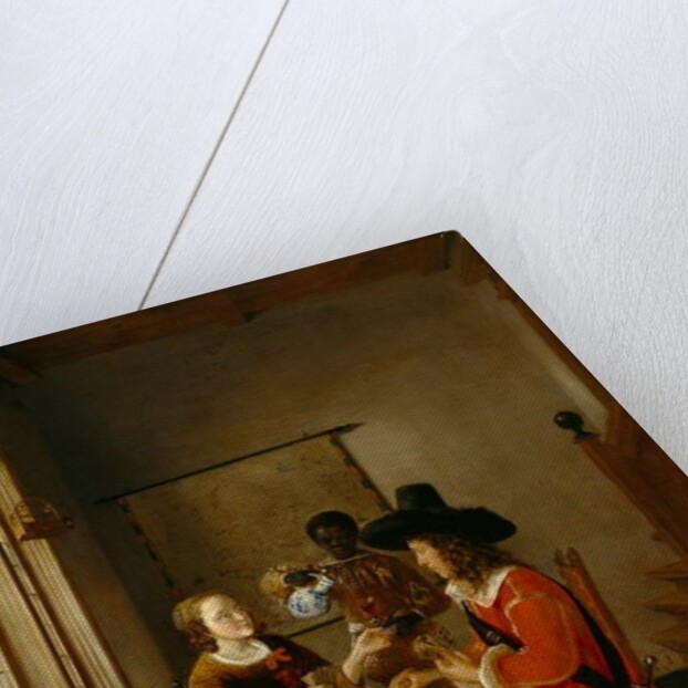 The Game of Cards, c.1660 by Hendrik van der Burch