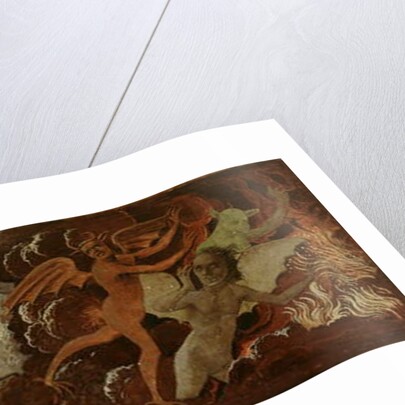 St. Michael and the Angels at War with the Devil by Domenico (1449-94) Ghirlandaio