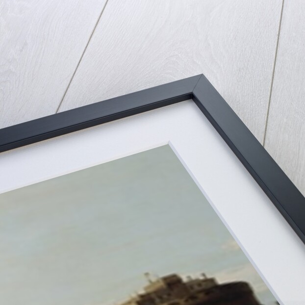 View of the Tiber in Rome with the Castel Sant'Angelo, c.1743 by Bernardo Bellotto