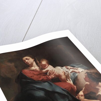 Madonna and Child with an Adoring Figure, between 1715 and 1718 by Giovanni Battista Piazzetta