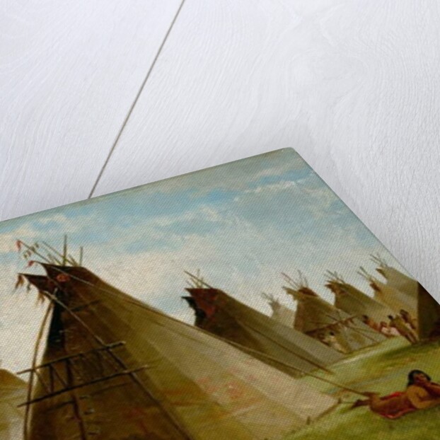 Prairie Indian Encampment, c.1870 by John Mix Stanley