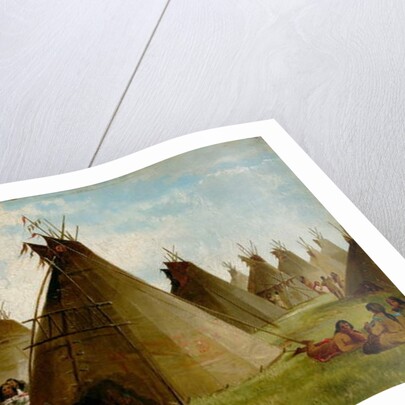 Prairie Indian Encampment, c.1870 by John Mix Stanley