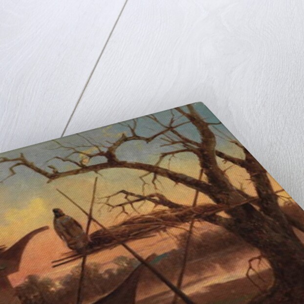 Chinook Burial Grounds, c.1870 by John Mix Stanley