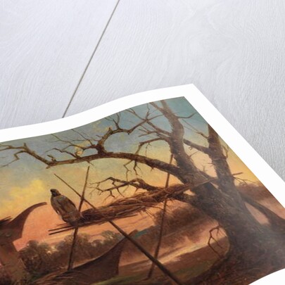 Chinook Burial Grounds, c.1870 by John Mix Stanley