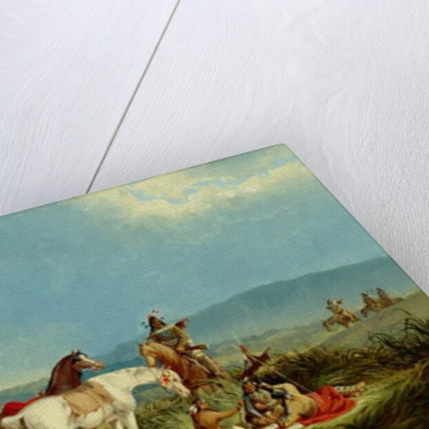 Indians Playing Cards, 1866 by John Mix Stanley