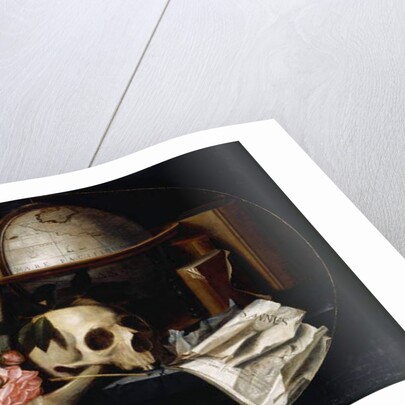 Vanitas Still Life, c.1655 by Johannes Borman