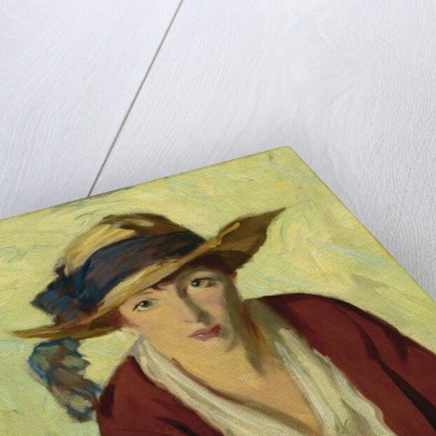 The Beach Hat, 1914 by Robert Cozad Henri