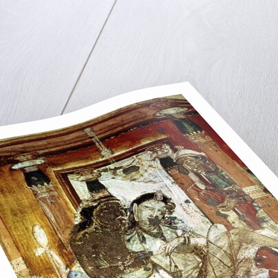 A Princely Couple in a Palace by Indian School