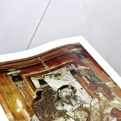 A Princely Couple in a Palace by Indian School