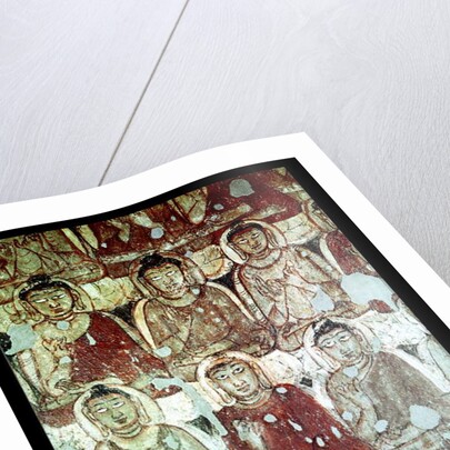 A Multitude of Seated Buddhas, detail by Indian School