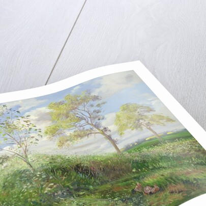 Cow Parsley Hill, 1991 by Timothy Easton