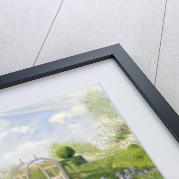 Irises in the Herb Garden, 1995 by Timothy Easton