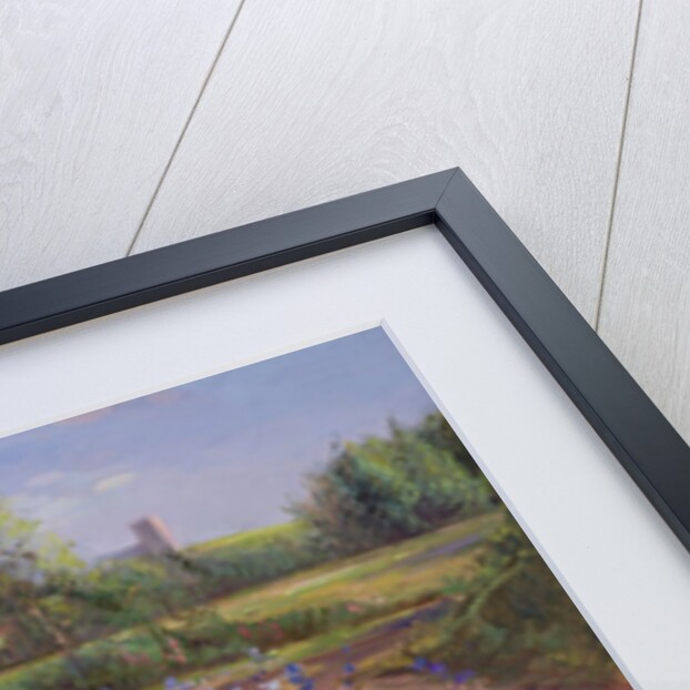 Irises and Burgate Green by Timothy Easton