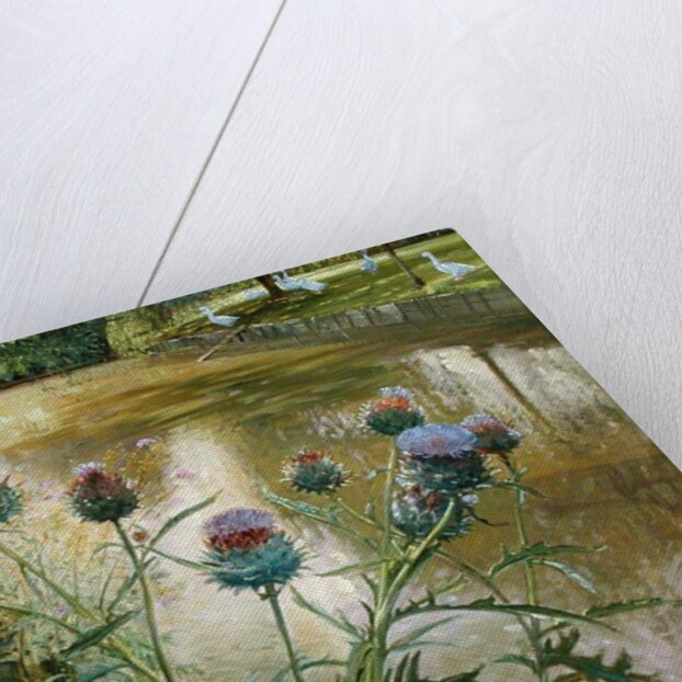 Cardoons Against the Moat by Timothy Easton