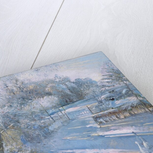 Hoar Frost Morning, 1996 by Timothy Easton