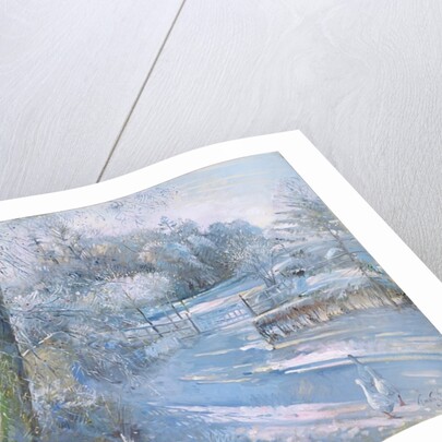 Hoar Frost Morning, 1996 by Timothy Easton