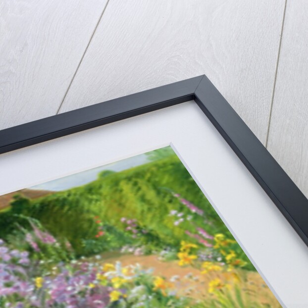 Sweet Rocket, Foxgloves and Irises, 2000 by Timothy Easton