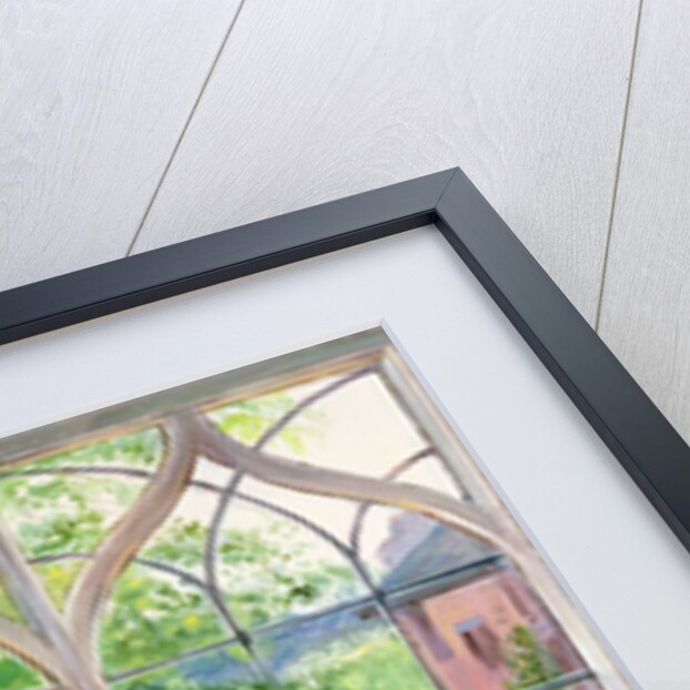 Irises and sleeping cat, 1990 by Timothy Easton