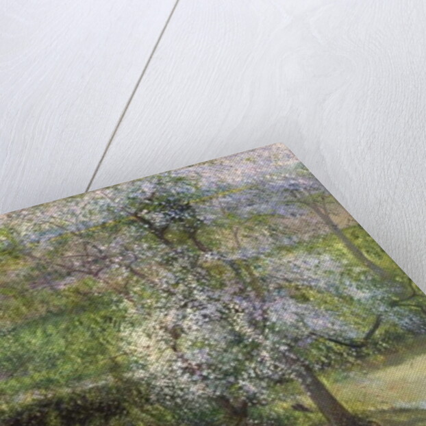 Flowering Apple Tree and Willow, 1991 by Timothy Easton