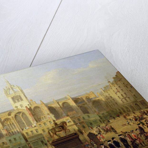 The Parliament Close and Public Figures of Edinburgh, about the End of the 18th Century by Wilkie Nasmyth & Stanfield Roberts